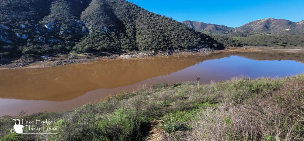 Lake Hodges recent rains